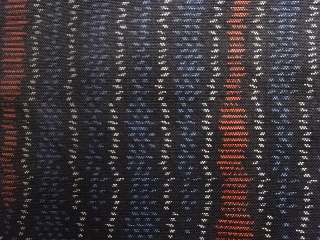 JAPANESE KIMONO / ANTIQUE KIMONO / SILK / DORO OSHIMA TSUMUGI / WOVEN WAVY STRIPE